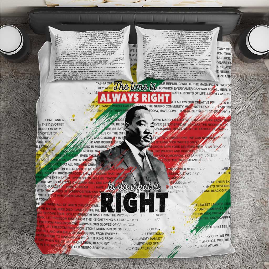 Martin Luther King Bedding Set Honoring The Legacy White Version LT05 - Wonder Print Shop