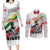 Martin Luther King Couples Matching Long Sleeve Bodycon Dress and Long Sleeve Button Shirt Honoring The Legacy White Version LT05 - Wonder Print Shop