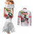 Martin Luther King Couples Matching Mermaid Dress and Long Sleeve Button Shirt Honoring The Legacy White Version