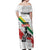 Martin Luther King Off Shoulder Maxi Dress Honoring The Legacy White Version LT05 - Wonder Print Shop