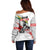 Martin Luther King Off Shoulder Sweater Honoring The Legacy White Version