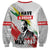 Martin Luther King Sweatshirt Honoring The Legacy White Version LT05 - Wonder Print Shop