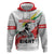 Martin Luther King Zip Hoodie Honoring The Legacy White Version LT05 - Wonder Print Shop