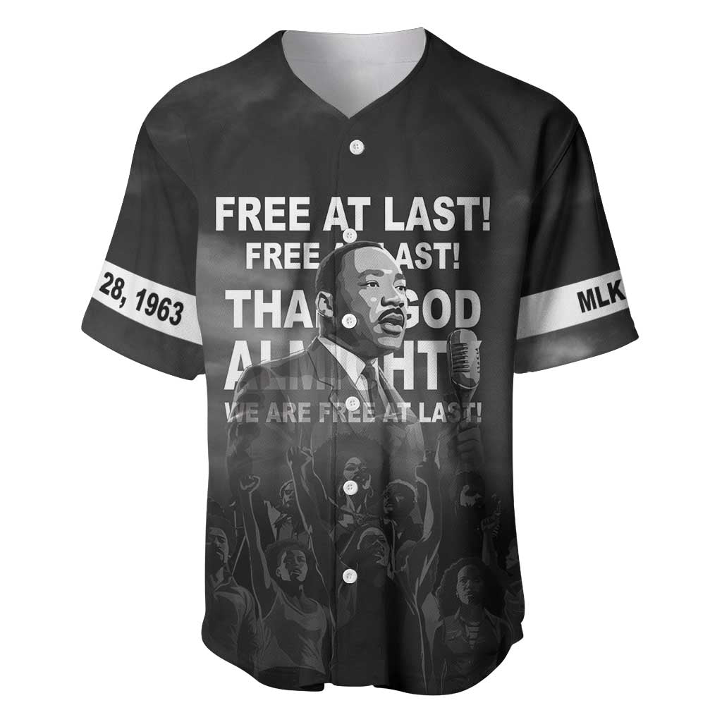 Martin Luther King MLK Baseball Jersey I Have A Dream LT05 - Wonder Print Shop