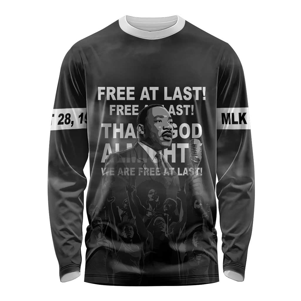 Martin Luther King MLK Long Sleeve Shirt I Have A Dream LT05 - Wonder Print Shop