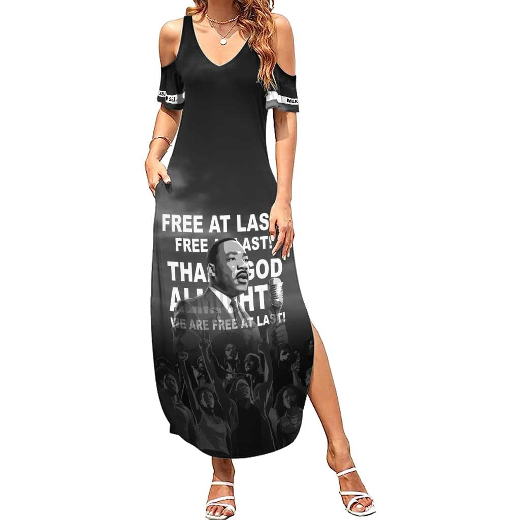 Martin Luther King MLK Summer Maxi Dress I Have A Dream LT05 - Wonder Print Shop