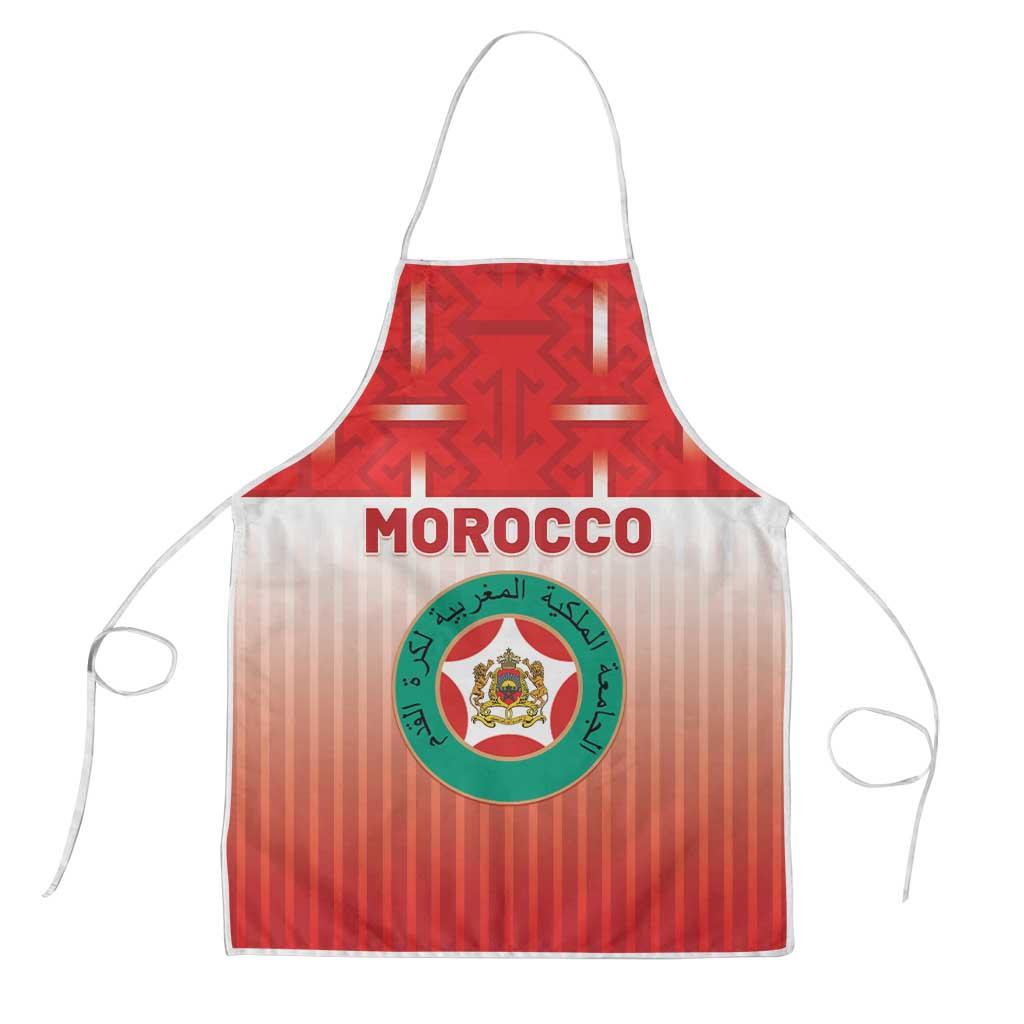 Morocco Football Apron 1994 Retro Red Version - Wonder Print Shop