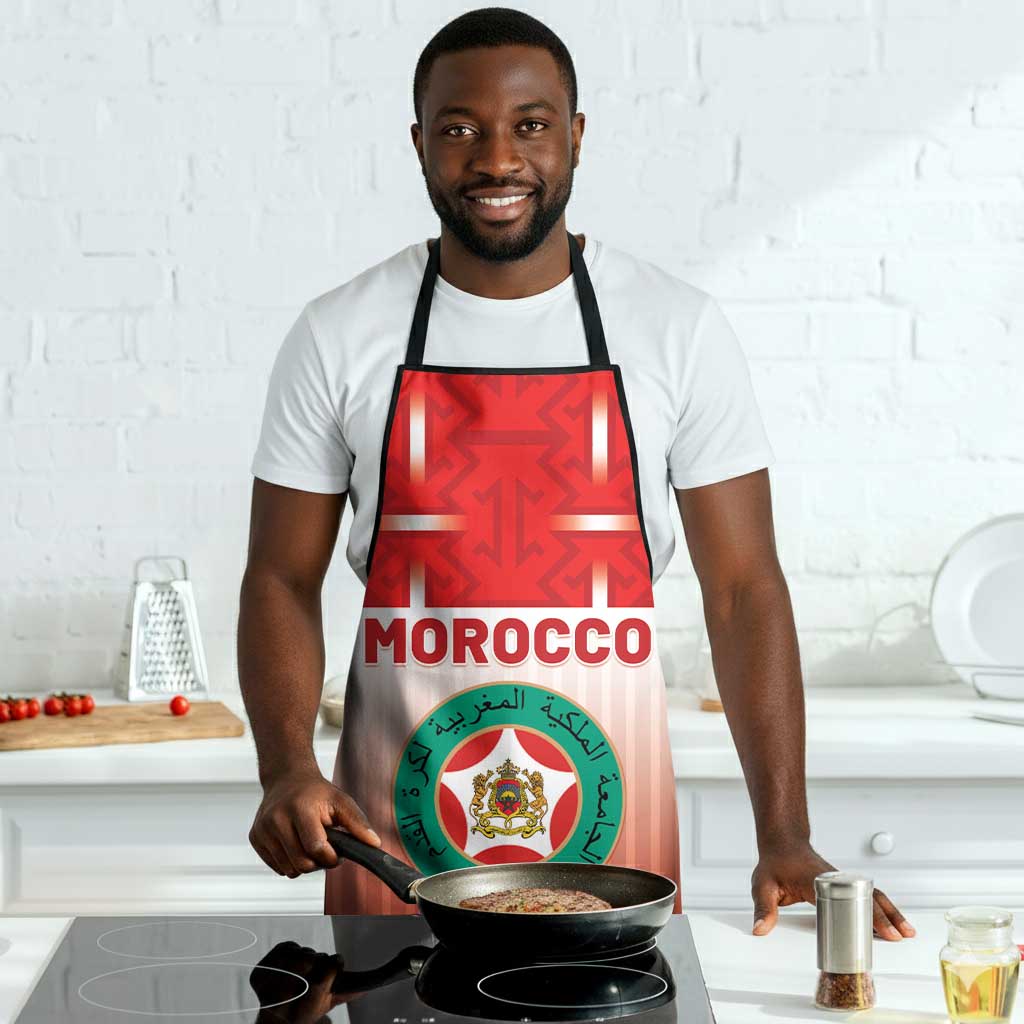 Morocco Football Apron 1994 Retro Red Version - Wonder Print Shop