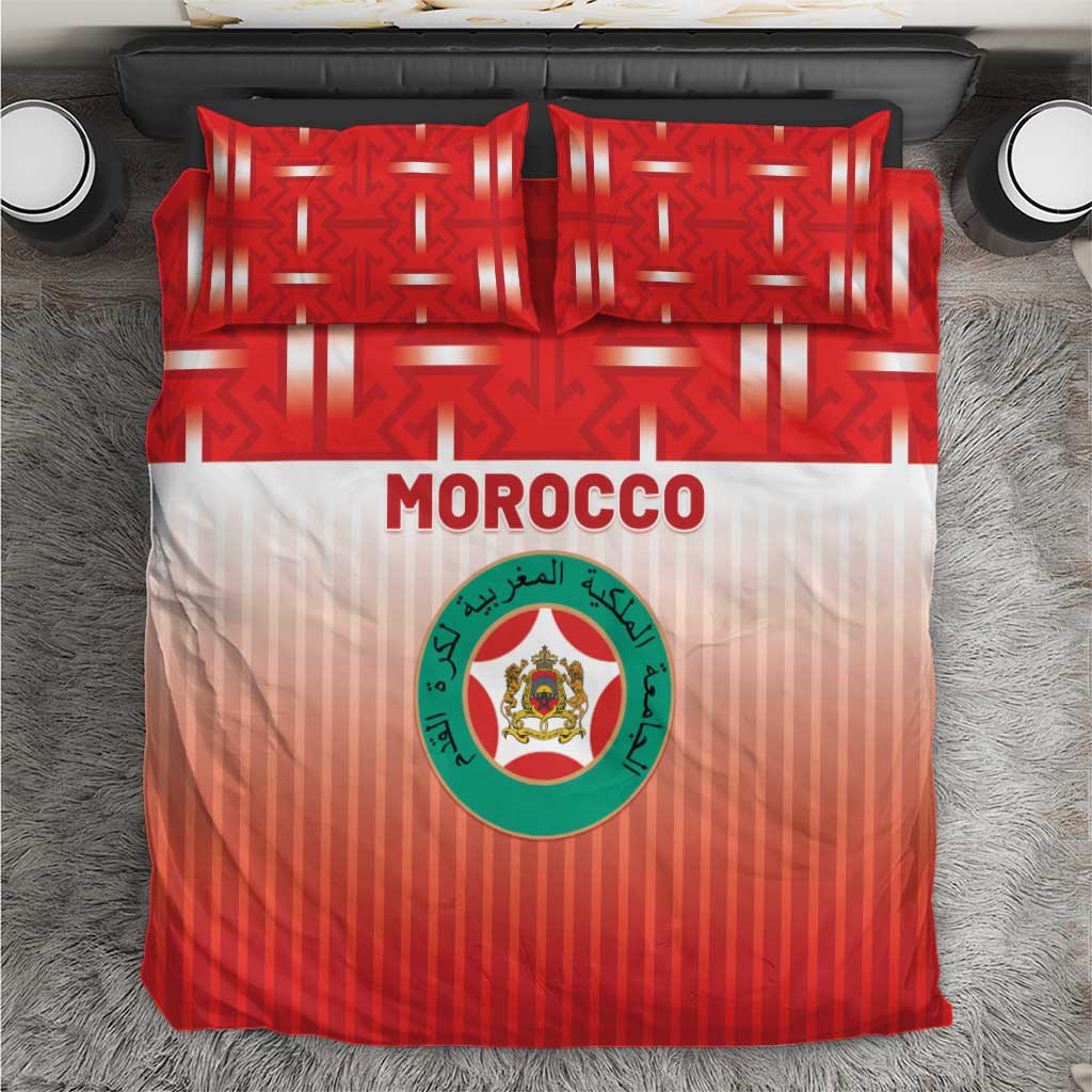 Morocco Football Bedding Set 1994 Retro Red Version - Wonder Print Shop
