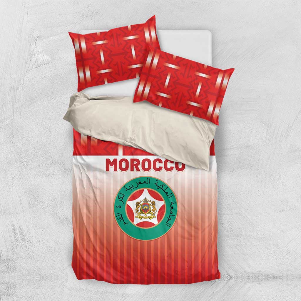 Morocco Football Bedding Set 1994 Retro Red Version - Wonder Print Shop