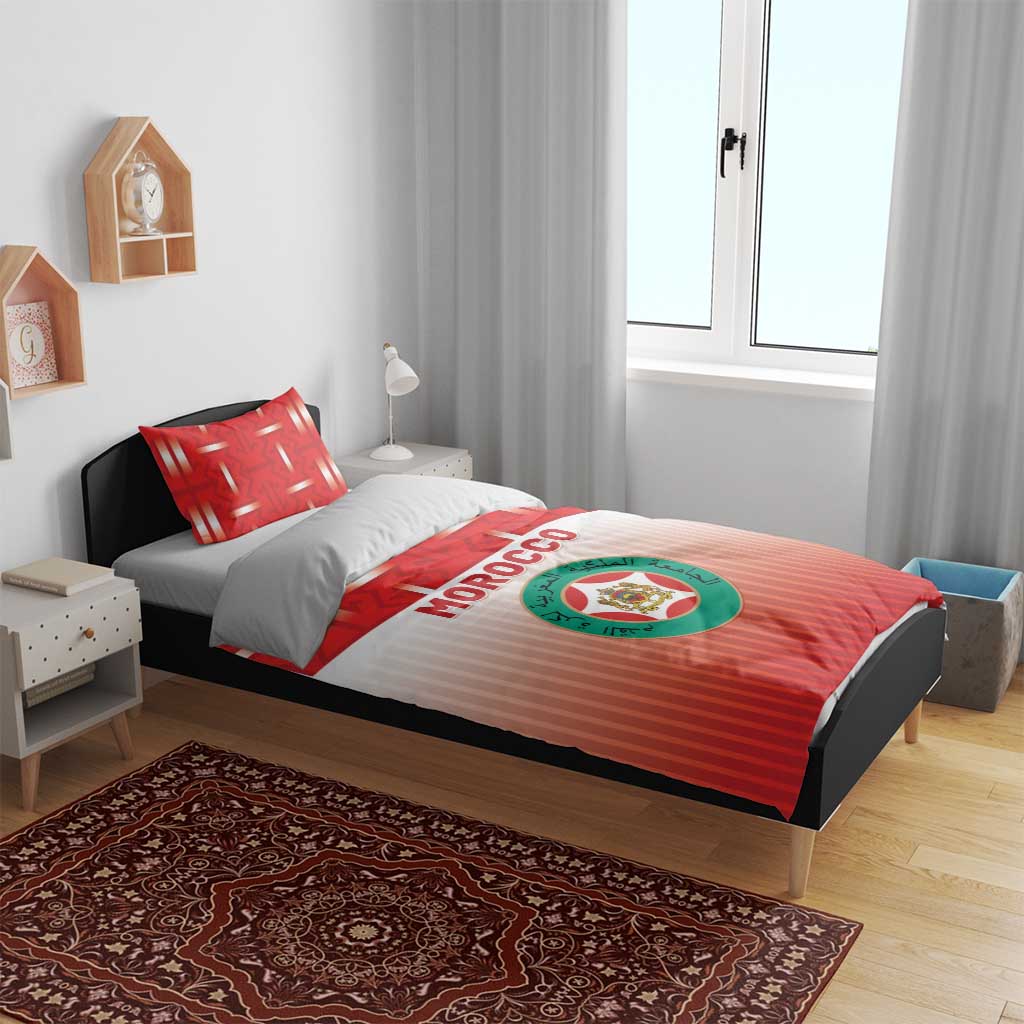 Morocco Football Bedding Set 1994 Retro Red Version - Wonder Print Shop