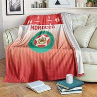 Morocco Football Blanket 1994 Retro Red Version - Wonder Print Shop