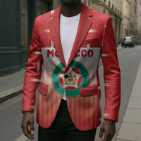 Custom Morocco Football Blazer 1994 Retro Red Version - Wonder Print Shop