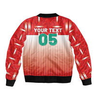 Custom Morocco Football Bomber Jacket 1994 Retro Red Version - Wonder Print Shop