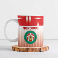Custom Morocco Football Ceramic Mug 1994 Retro Red Version - Wonder Print Shop
