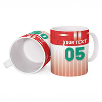 Custom Morocco Football Ceramic Mug 1994 Retro Red Version - Wonder Print Shop