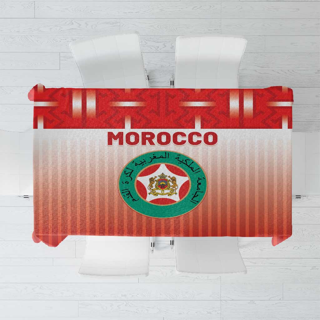 Morocco Football Tablecloth 1994 Retro Red Version - Wonder Print Shop