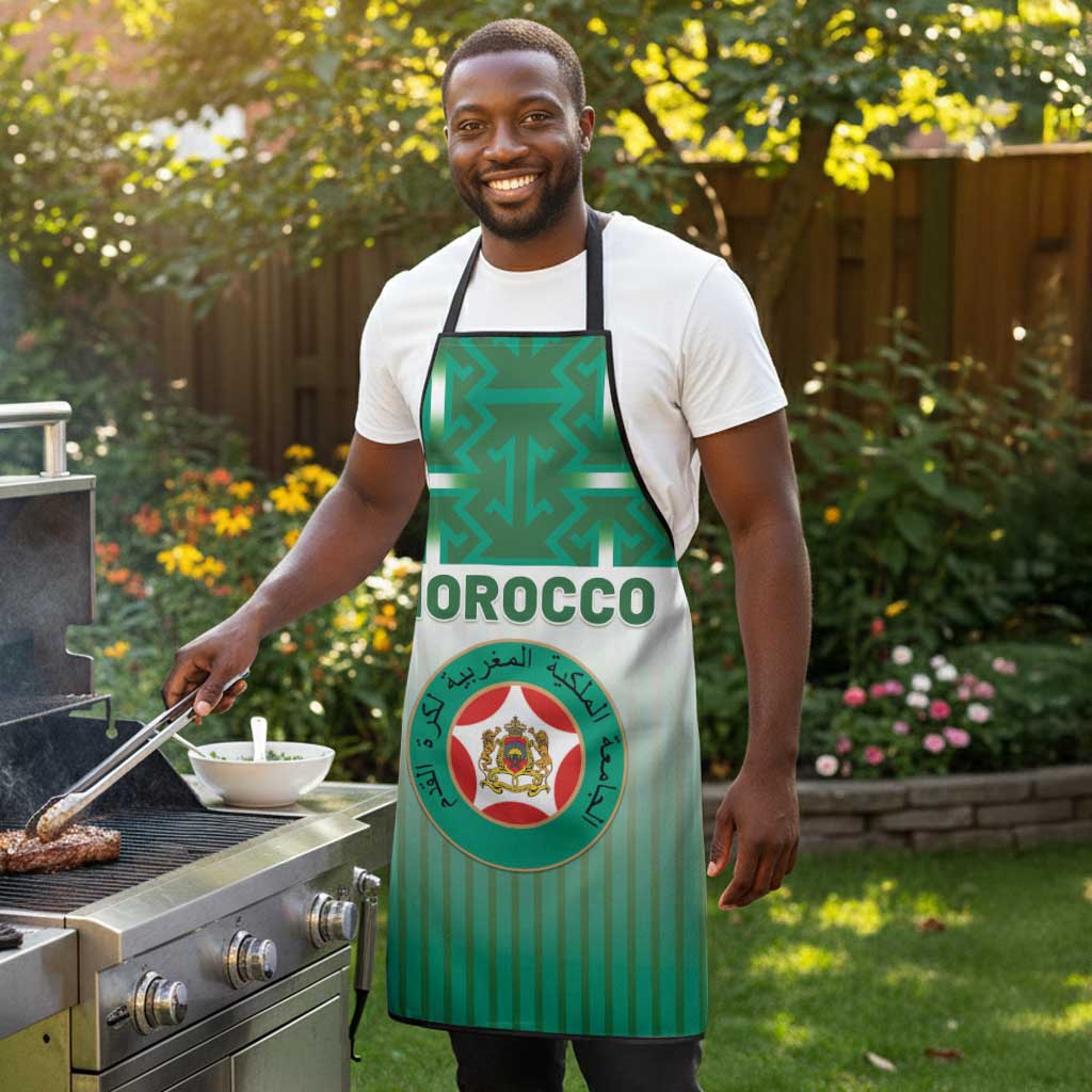 Morocco Football Apron 1994 Retro Green Version - Wonder Print Shop