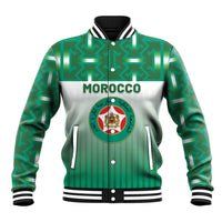 Custom Morocco Football Baseball Jacket 1994 Retro Green Version - Wonder Print Shop