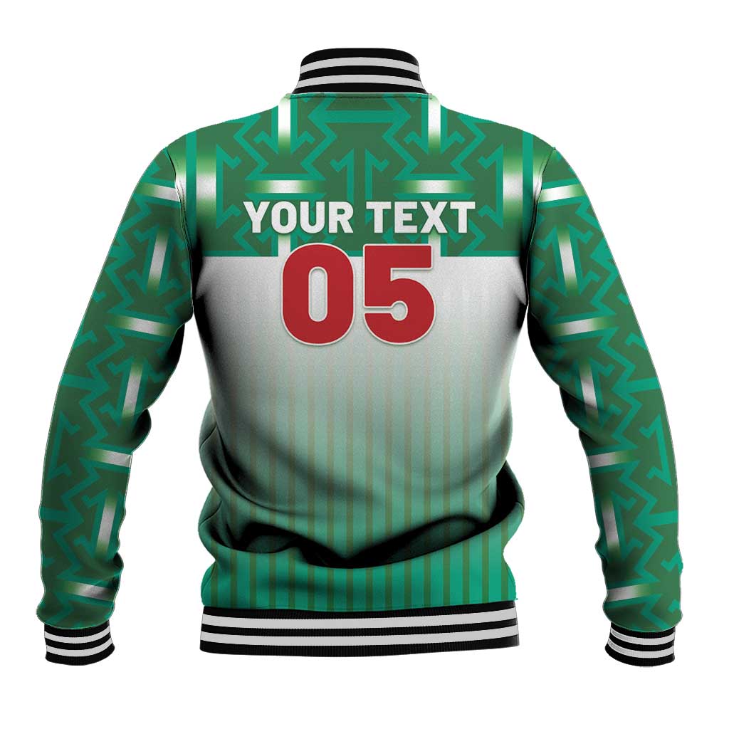 Custom Morocco Football Baseball Jacket 1994 Retro Green Version - Wonder Print Shop