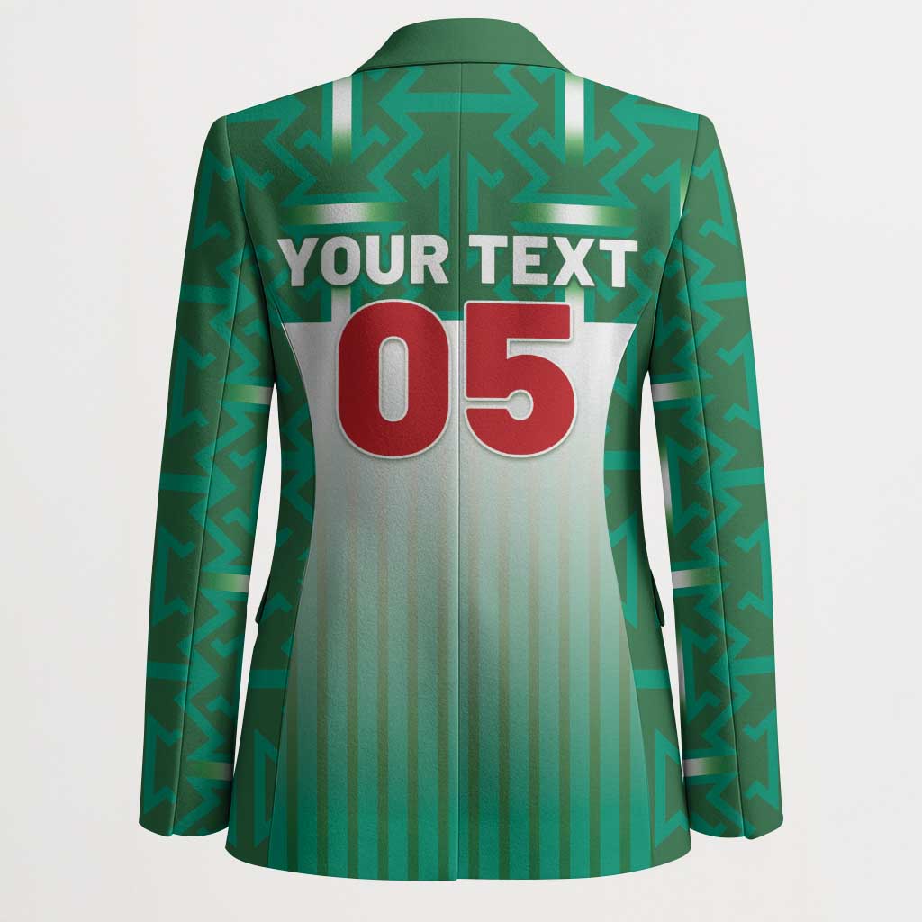 Custom Morocco Football Blazer 1994 Retro Green Version - Wonder Print Shop