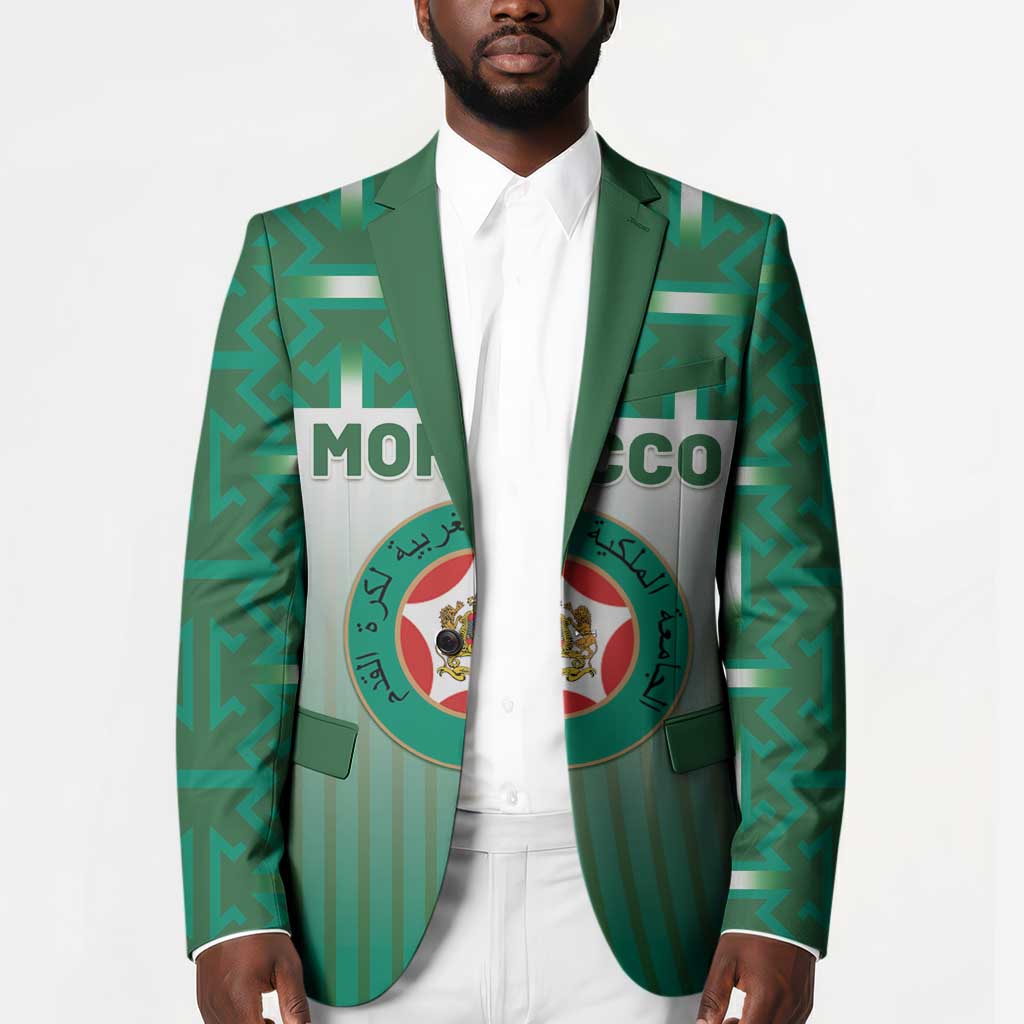 Custom Morocco Football Blazer 1994 Retro Green Version - Wonder Print Shop