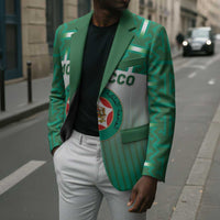 Custom Morocco Football Blazer 1994 Retro Green Version - Wonder Print Shop