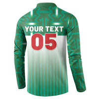 Custom Morocco Football Button Sweatshirt 1994 Retro Green Version