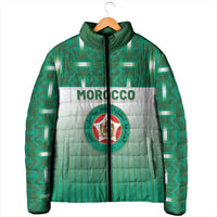 Custom Morocco Football Padded Jacket 1994 Retro Green Version - Wonder Print Shop
