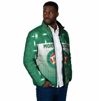 Custom Morocco Football Padded Jacket 1994 Retro Green Version - Wonder Print Shop
