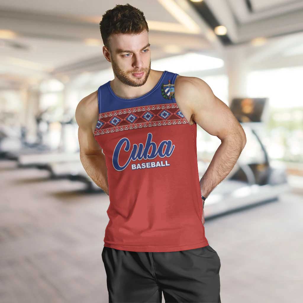 Custom Cuba Baseball Men Tank Top Special Version