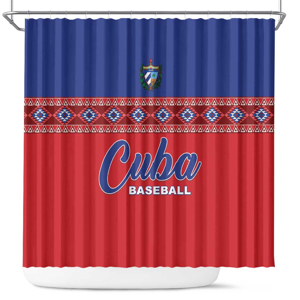 Cuba Baseball Shower Curtain Special Version