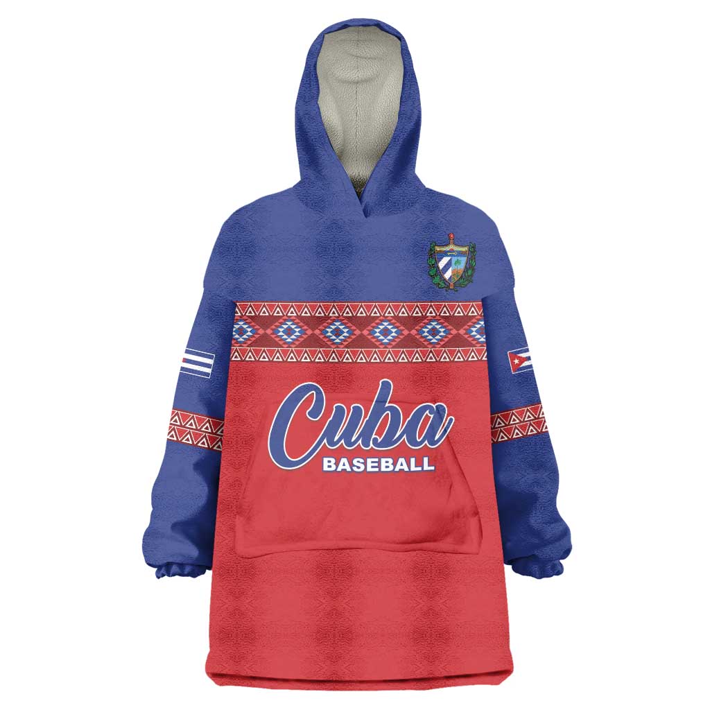 Custom Cuba Baseball Wearable Blanket Hoodie Special Version