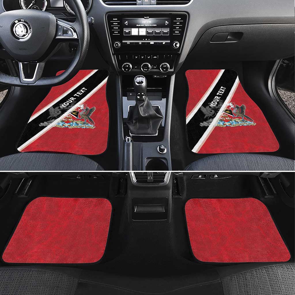 Trinidad and Tobago Car Mats Coat Of Arms Flag Style