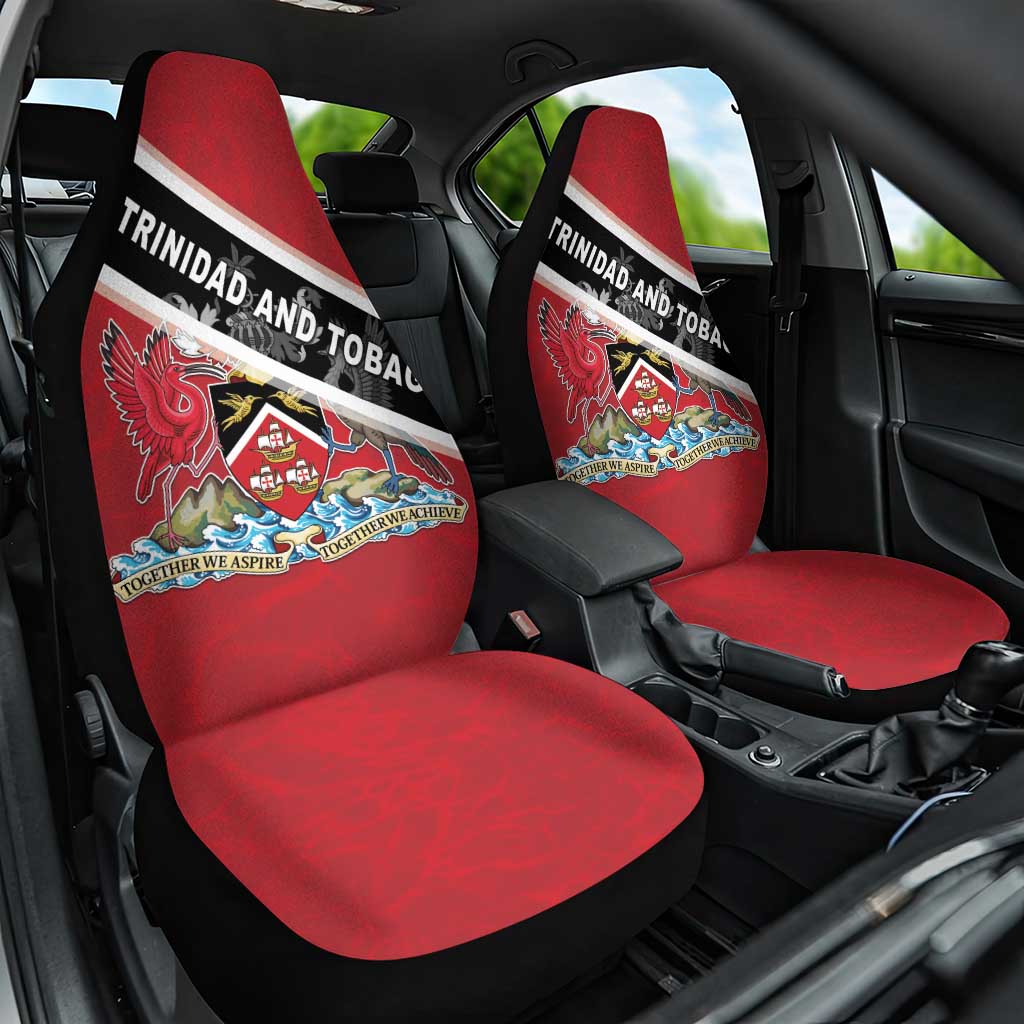 Trinidad and Tobago Car Seat Cover Coat Of Arms Flag Style