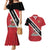 Personalized Trinidad and Tobago Couples Matching Mermaid Dress and Hawaiian Shirt Coat Of Arms Flag Style