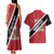 Personalized Trinidad and Tobago Couples Matching Tank Maxi Dress and Hawaiian Shirt Coat Of Arms Flag Style