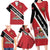 Personalized Trinidad and Tobago Family Matching Long Sleeve Bodycon Dress and Hawaiian Shirt Coat Of Arms Flag Style