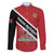 Personalized Trinidad and Tobago Family Matching Long Sleeve Bodycon Dress and Hawaiian Shirt Coat Of Arms Flag Style