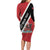 Personalized Trinidad and Tobago Family Matching Long Sleeve Bodycon Dress and Hawaiian Shirt Coat Of Arms Flag Style