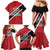 Personalized Trinidad and Tobago Family Matching Mermaid Dress and Hawaiian Shirt Coat Of Arms Flag Style