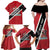 Personalized Trinidad and Tobago Family Matching Off Shoulder Maxi Dress and Hawaiian Shirt Coat Of Arms Flag Style