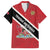 Personalized Trinidad and Tobago Family Matching Short Sleeve Bodycon Dress and Hawaiian Shirt Coat Of Arms Flag Style