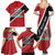 Personalized Trinidad and Tobago Family Matching Summer Maxi Dress and Hawaiian Shirt Coat Of Arms Flag Style