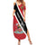 Personalized Trinidad and Tobago Family Matching Summer Maxi Dress and Hawaiian Shirt Coat Of Arms Flag Style