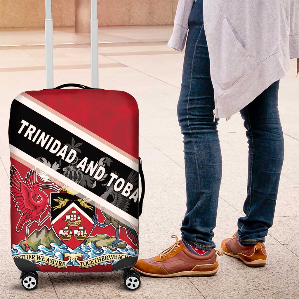 Trinidad and Tobago Luggage Cover Coat Of Arms Flag Style