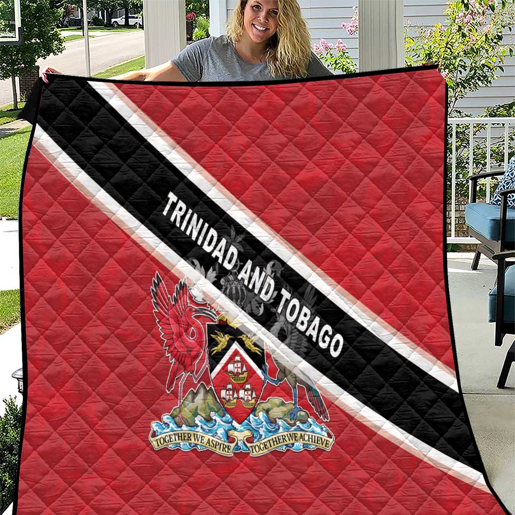 Trinidad and Tobago Quilt Coat Of Arms Flag Style