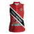 Personalized Trinidad and Tobago Women Sleeveless Polo Shirt Coat Of Arms Flag Style