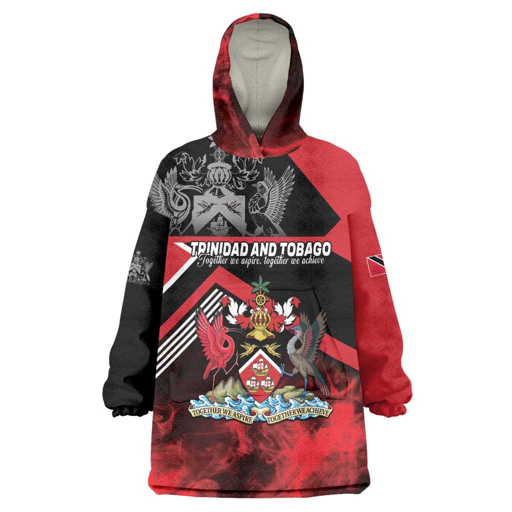 Personalized Trinidad and Tobago Wearable Blanket Hoodie Unique Style