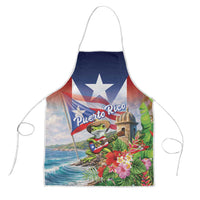 Puerto Rico Coqui Frog Apron Happy Emancipation Day